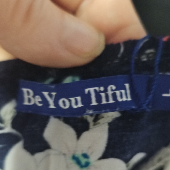 Blue Ruched Flutter Sleeve Jumpsuit - Picture 5 of 8